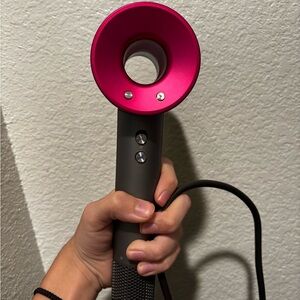 Dyson Supersonic Hair Dryer in Pink and Gray